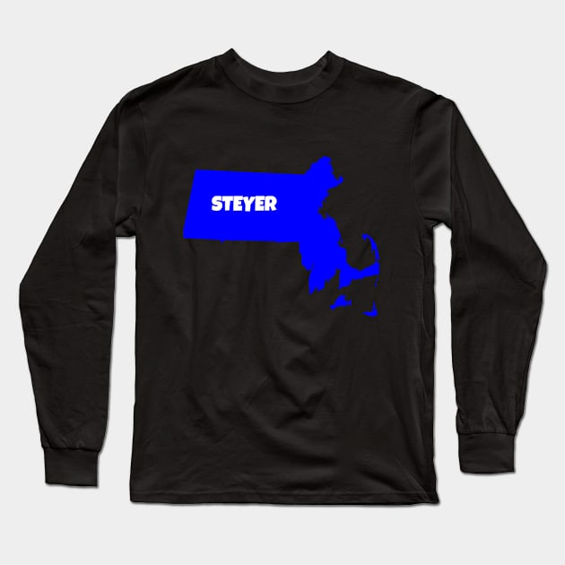 Massachussets for Tom Steyer Long Sleeve T-Shirt by Vine Time T shirts